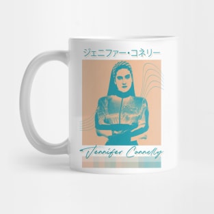 Jennifer Connelly • Retro Aesthetic Design Mug